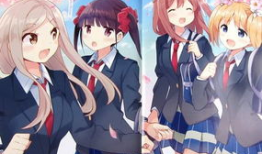 少女百合漫画,校园里的甜蜜邂逅